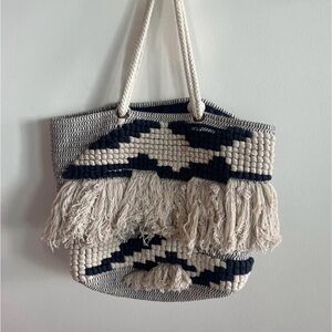 Earthbound Trading Co. woven oversized handbag